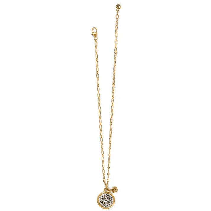 Brighton Ferrara Two Tone Luce Small Pendant Necklace