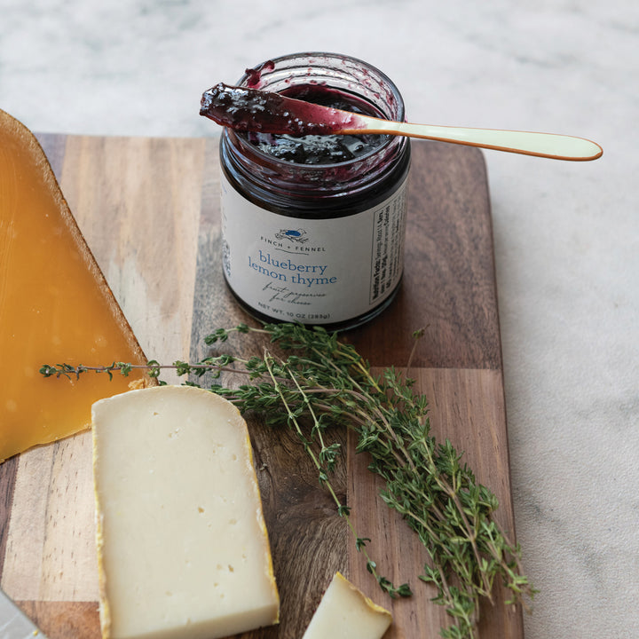 Blueberry Lemon Thyme Fruit Preserves For Cheese