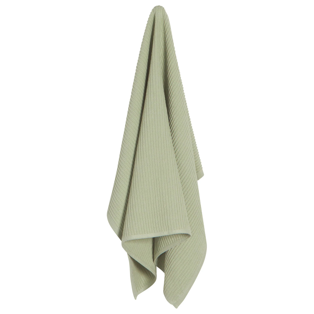 Sage Green Ripple Dishtowel