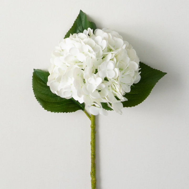 Real Touch White Hydrangea Spray