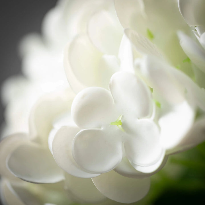 Real Touch White Hydrangea Spray