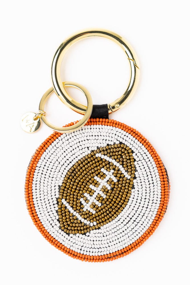 Gameday Football Bag Charm
