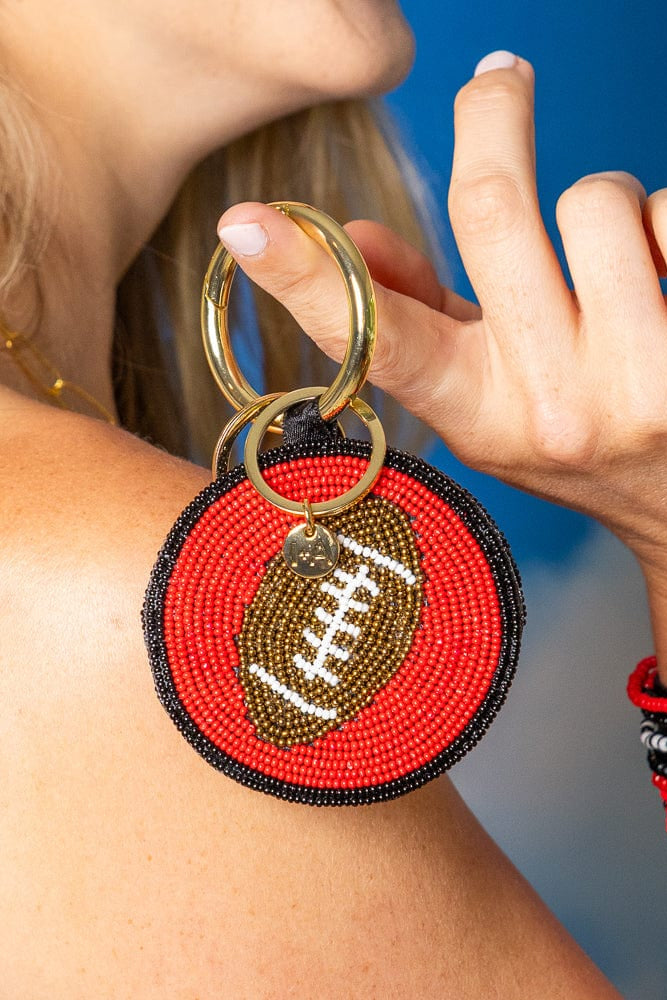 Gameday Football Bag Charm