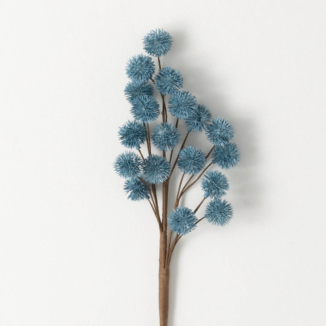 Blue Thistle Ball Spray