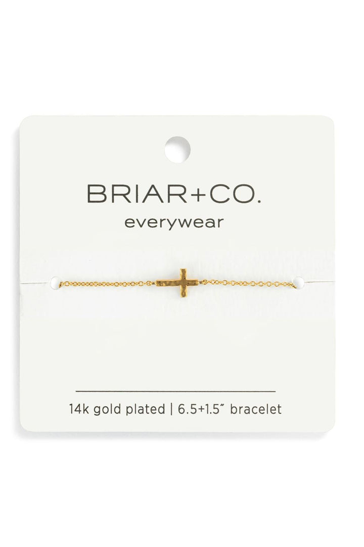 Gold Cross Bracelet