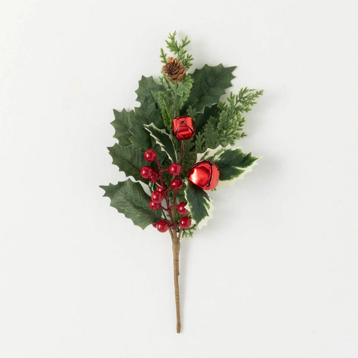 Jingle Bell Holly Pine Pick