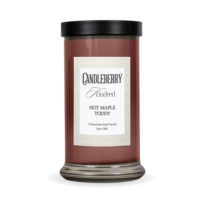 Candleberry Kindred Hot Maple Toddy Large Jar Candle