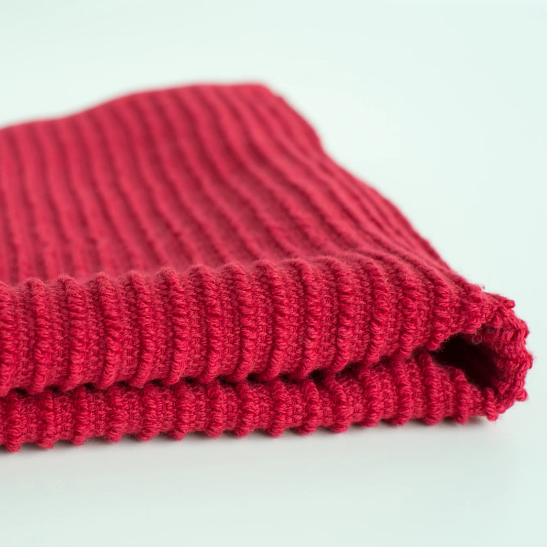 Red Ripple Dishcloth Set