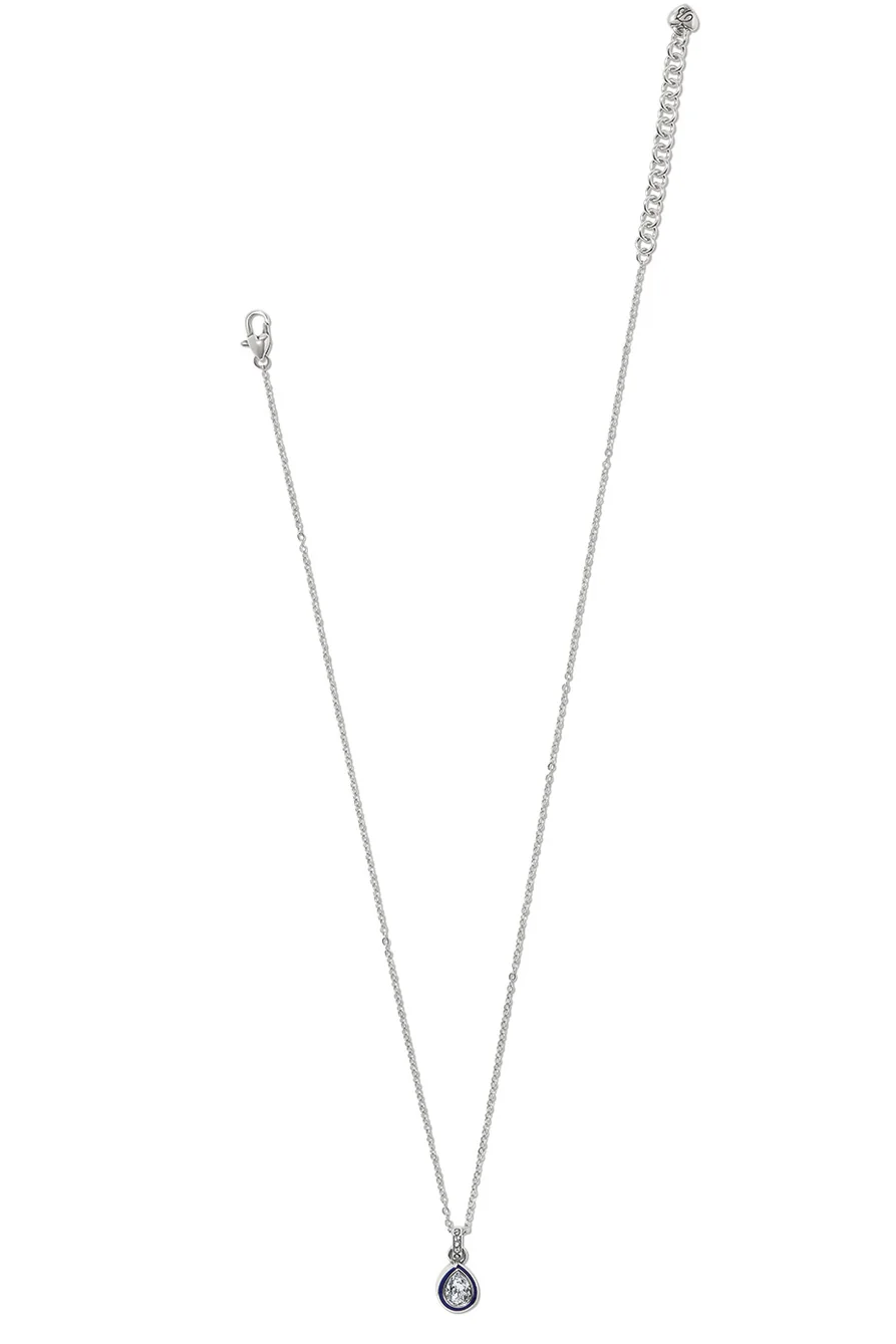 Brighton Halo Gemma Petite Teardrop Necklace