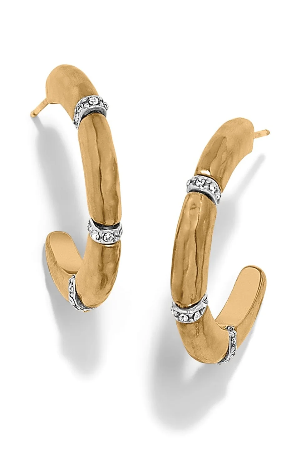 Brighton Meridian Geo Open Hoop Earrings