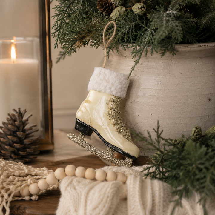 Vintage Ice Skate Ornament