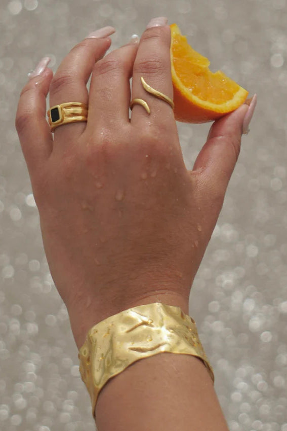 Ellie Vail Roxi Hammered Cuff Bracelet