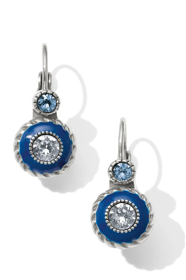 Brighton Halo Eclipse Leverback Earrings