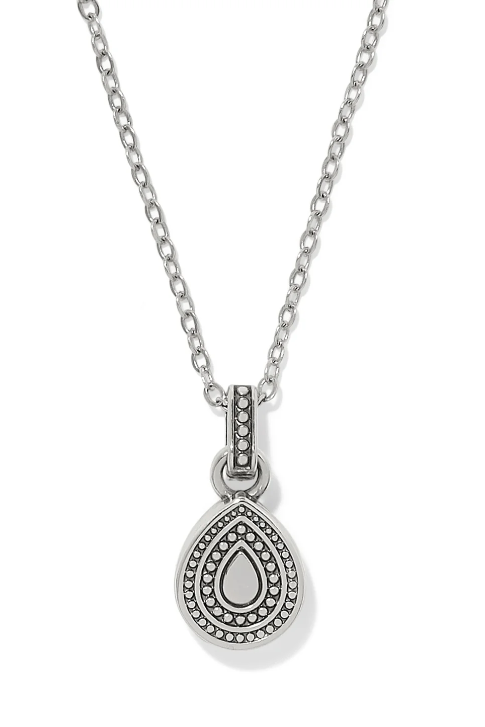 Brighton Halo Gemma Petite Teardrop Necklace