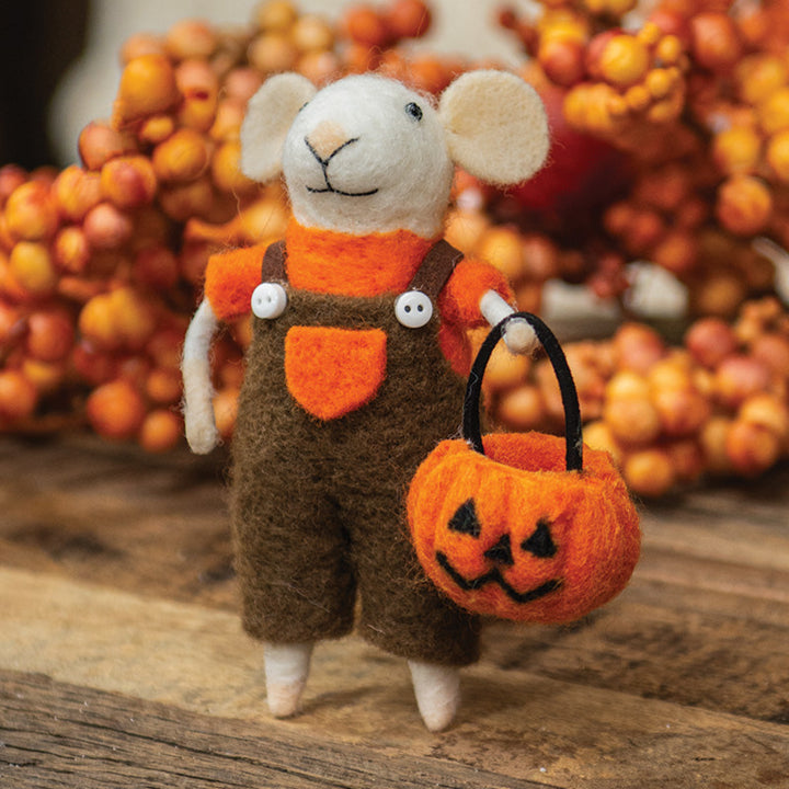 Trick-or-Treat Mouse Ornament