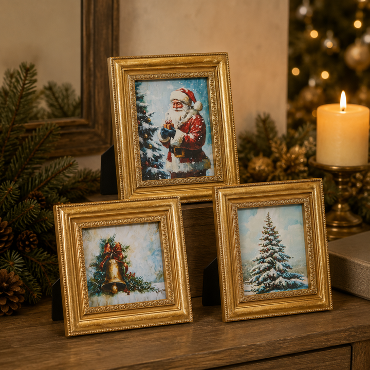 Holiday Scene Framed Art