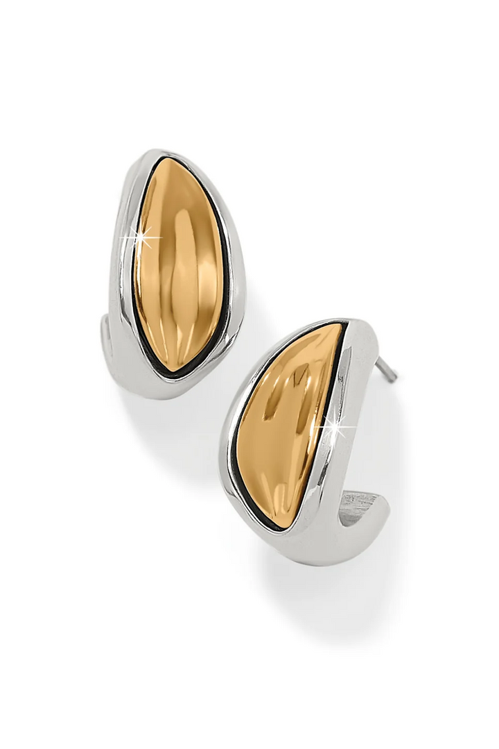 Brighton Cascade Two Tone Hoop Earrings