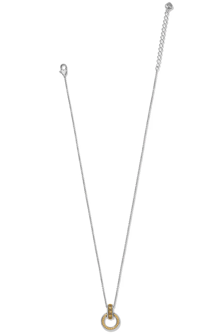 Brighton Mosaic Two Tone Link Ring Necklace
