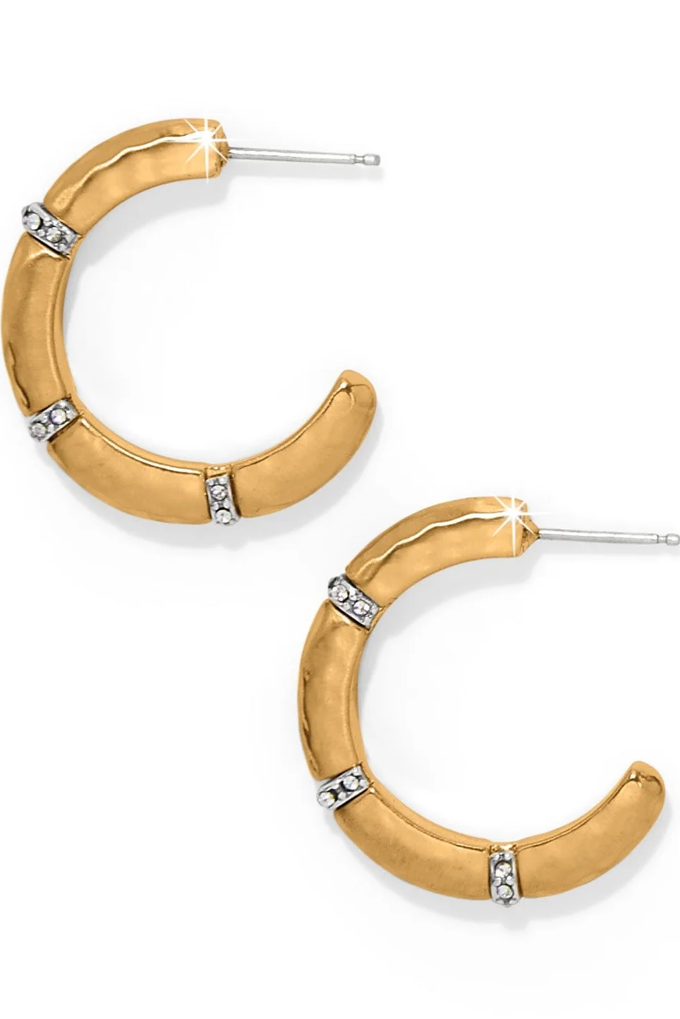 Brighton Meridian Geo Open Hoop Earrings