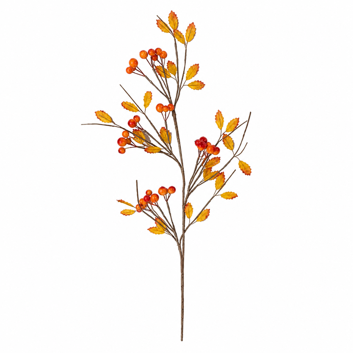 Autumn Berry & Leaf Stem