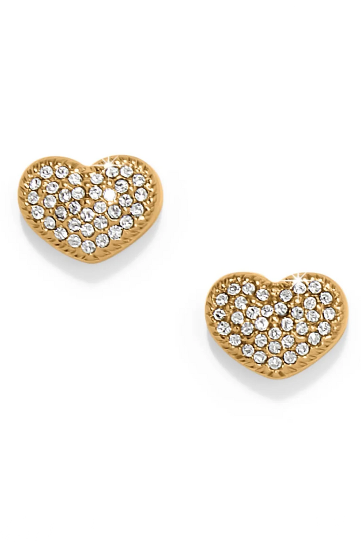 Brighton Illumina Celeste Heart Post Earrings