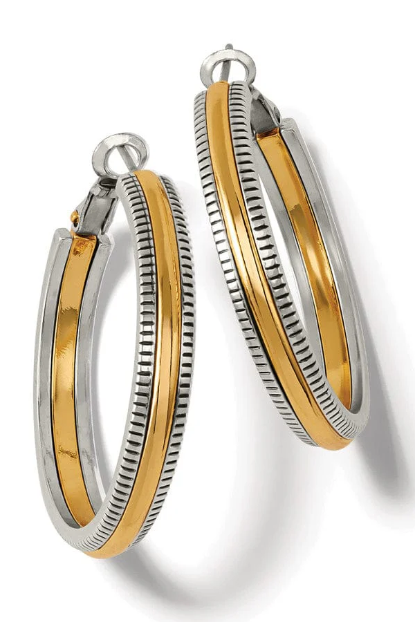 Brighton Interlok Heirloom Hoop Earrings