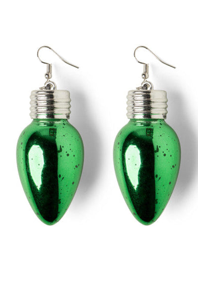 Holiday Frost Bulb Earrings