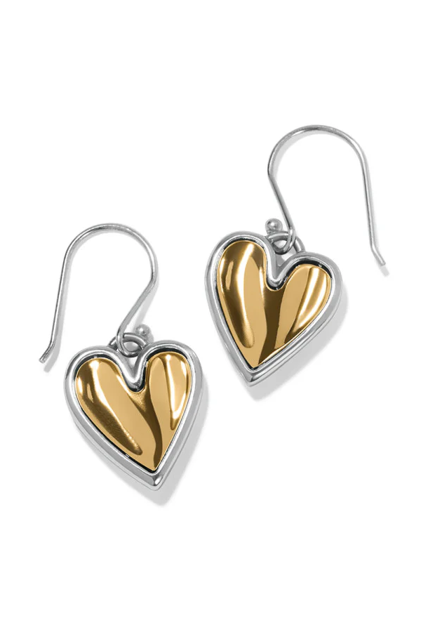 Brighton Cascade Heart Reversible French Wire Earrings