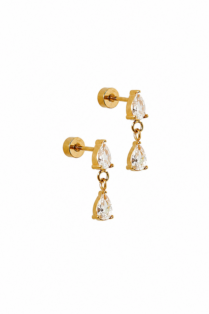 Linny Co Vivian Screwback Stud Earrings