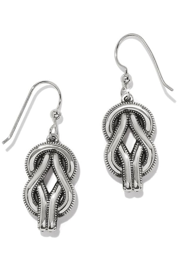 Brighton Interlok Harmony Two Tone French Wire Earrings