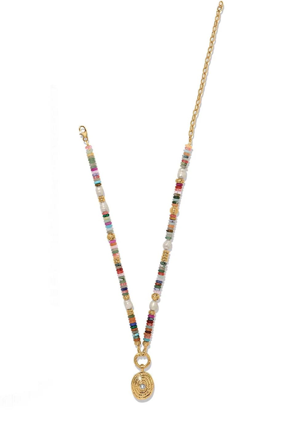 Brighton Kosmos Chroma Token Charm Necklace