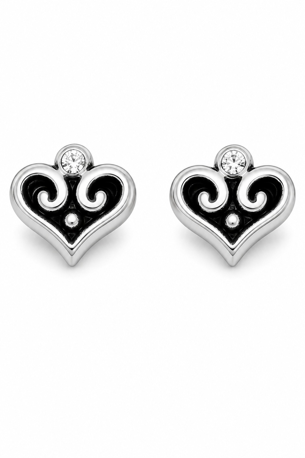 Brighton Alcazar Heart Mini Post Earrings