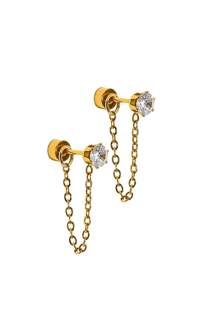 Linny Co Indy Screwback Stud Earrings