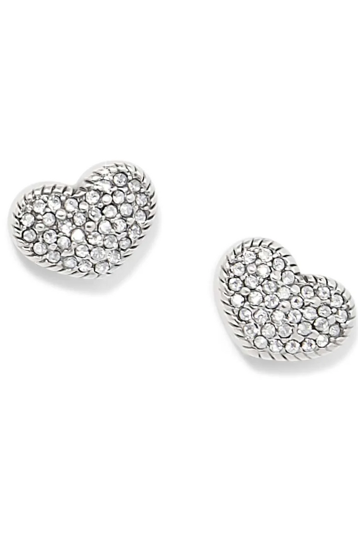 Brighton Illumina Celeste Heart Post Earrings