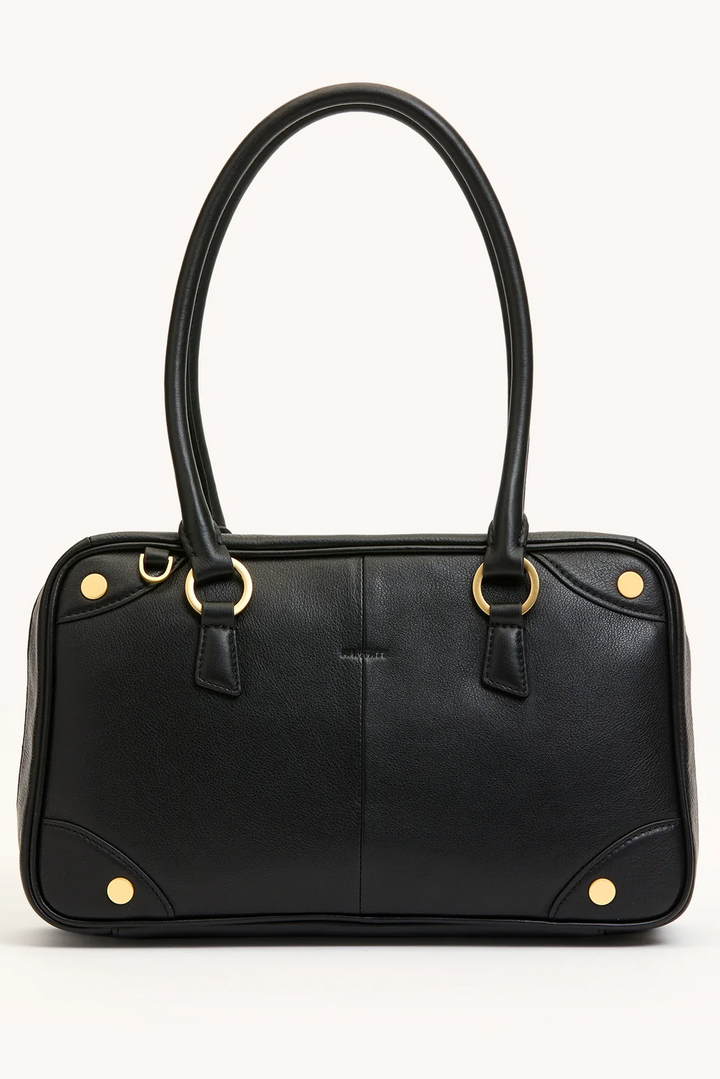 Hammitt Meredith Med - Black/Brushed Gold