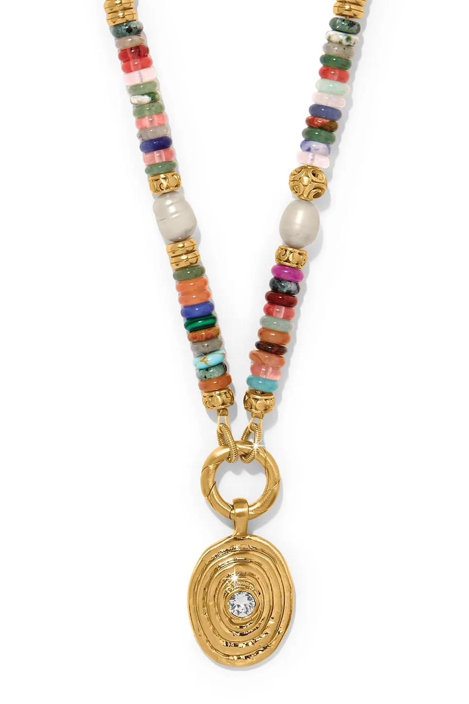 Brighton Kosmos Chroma Token Charm Necklace
