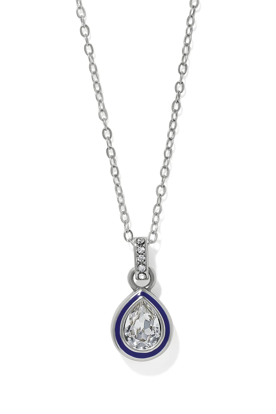Brighton Halo Gemma Petite Teardrop Necklace