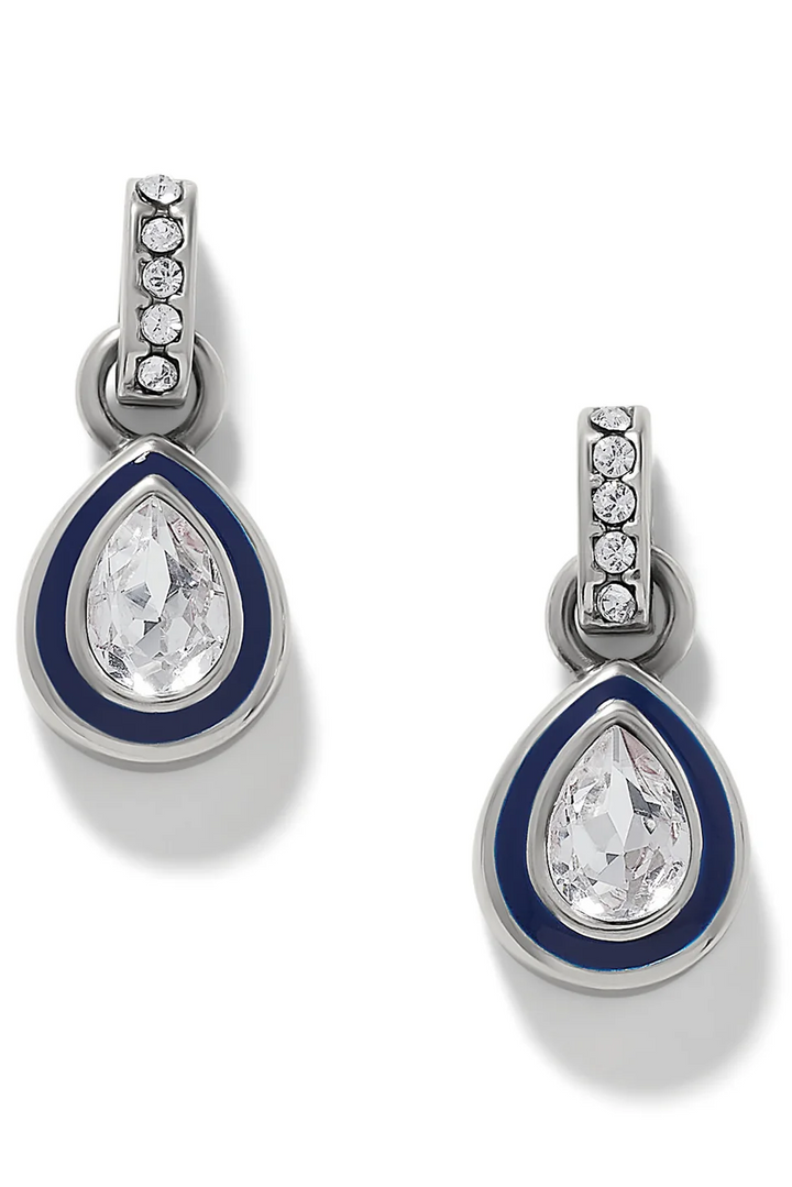 Brighton Halo Gemma Petite Teardrop Post Drop Earrings