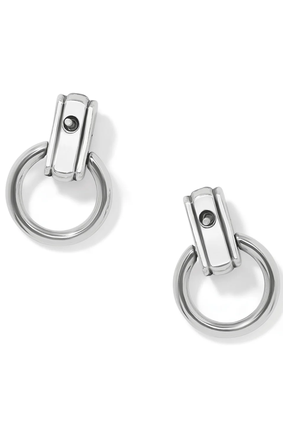 Brighton Mosaic Two Tone Mini Post Drop Earrings
