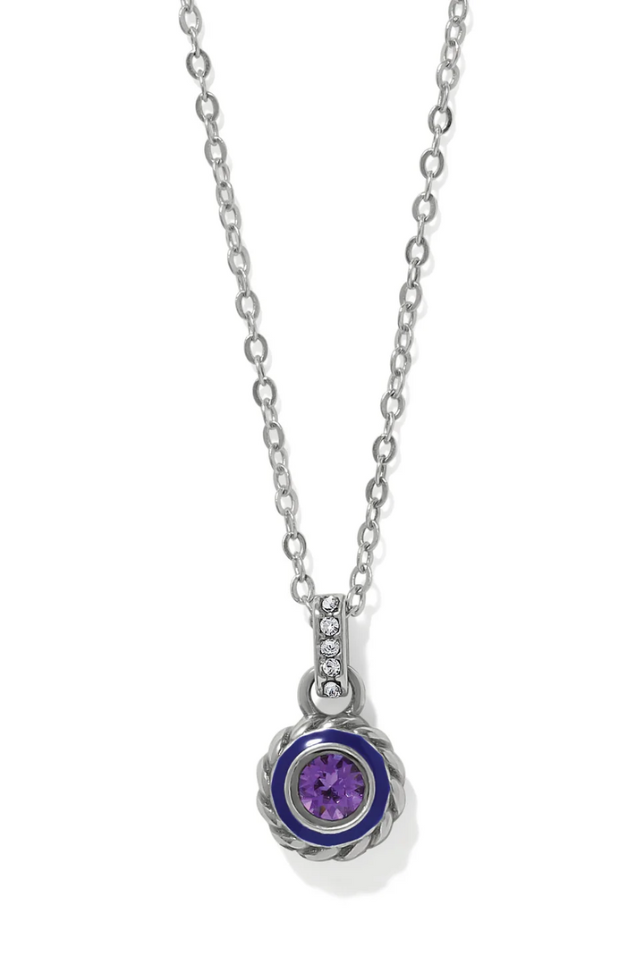 Brighton Halo Gemma Petite Round Necklace