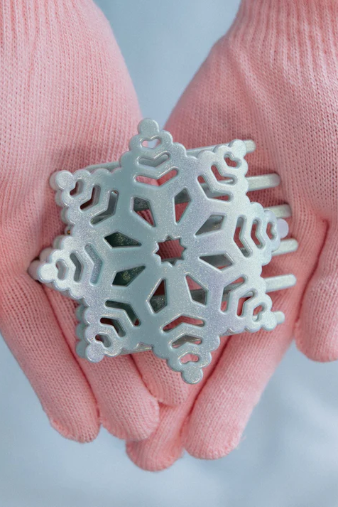 Teleties Snowflake Flat Hair Clip