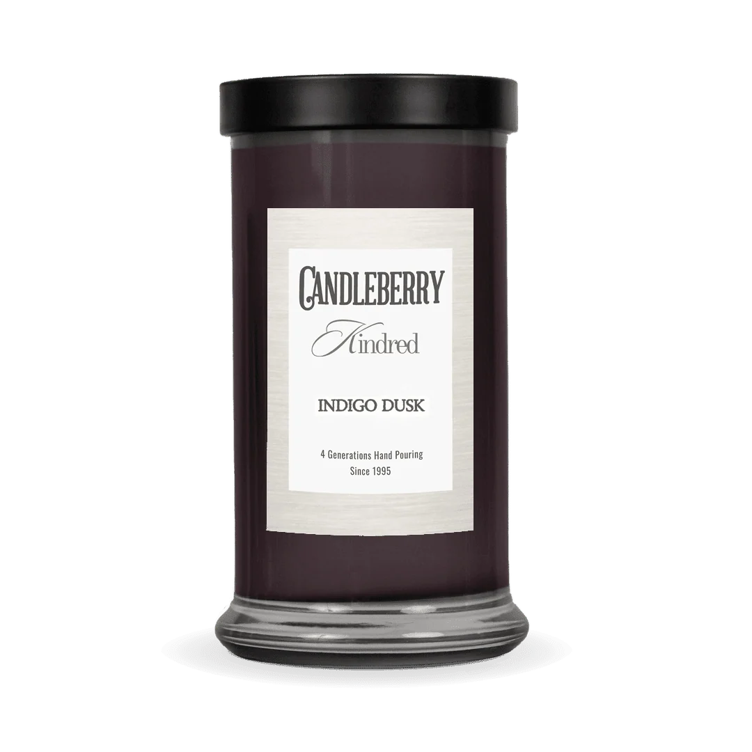 Candleberry Kindred Indigo Dusk Large Jar Candle