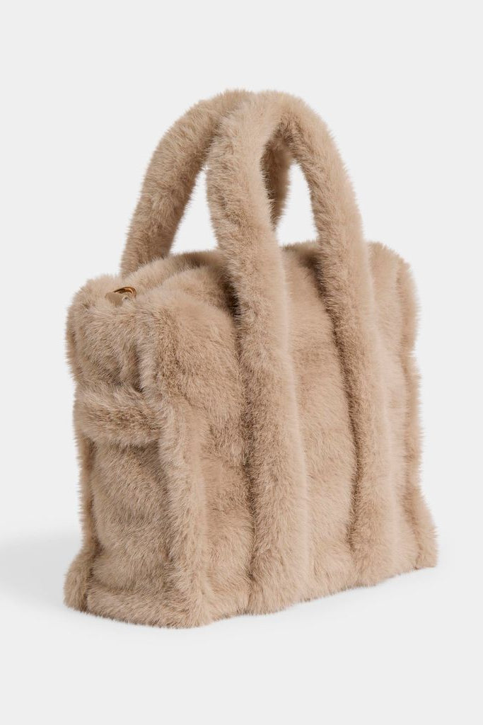 Lennox Faux Fur Mini Tote