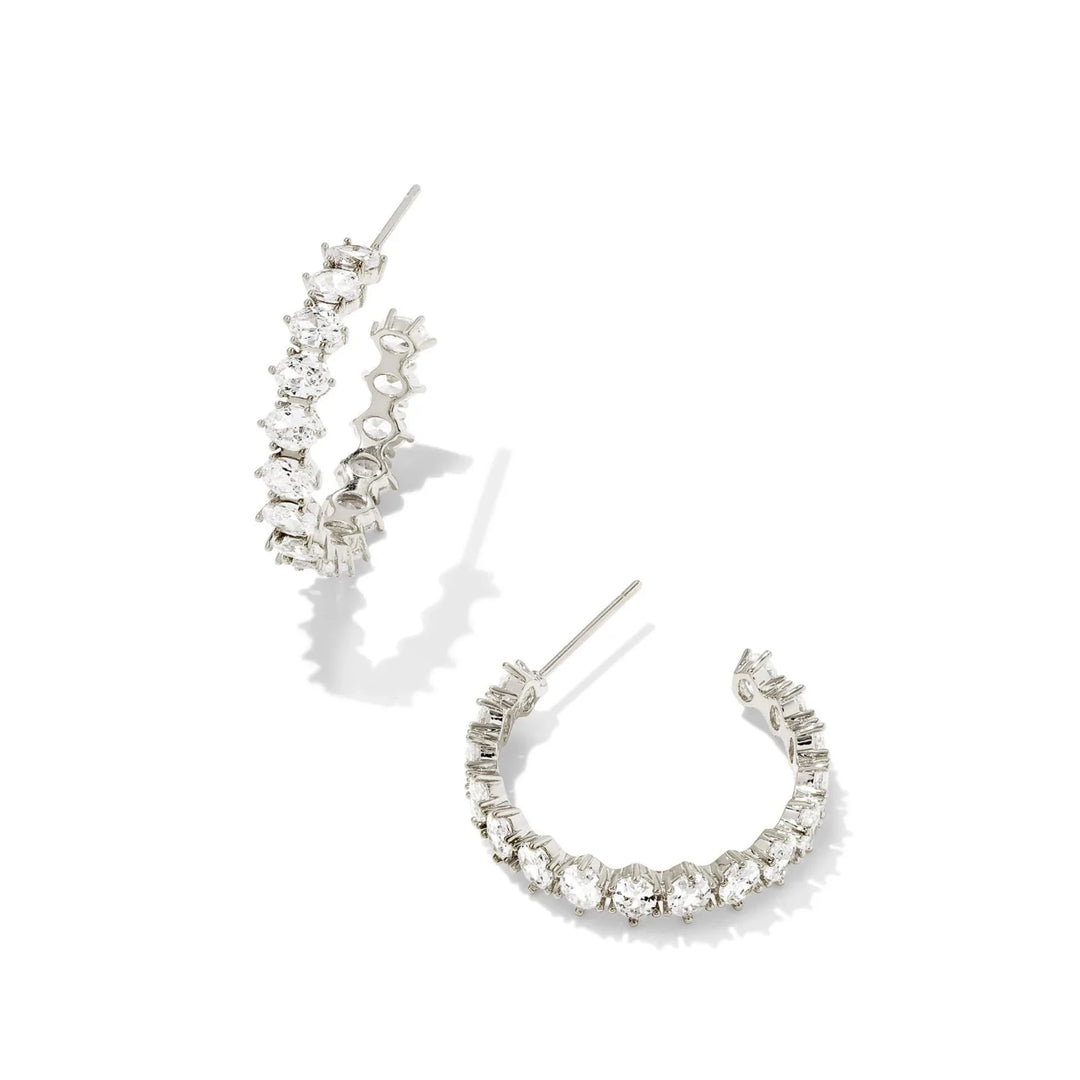 Kendra Scott Cailin Crystal Hoop Earrings