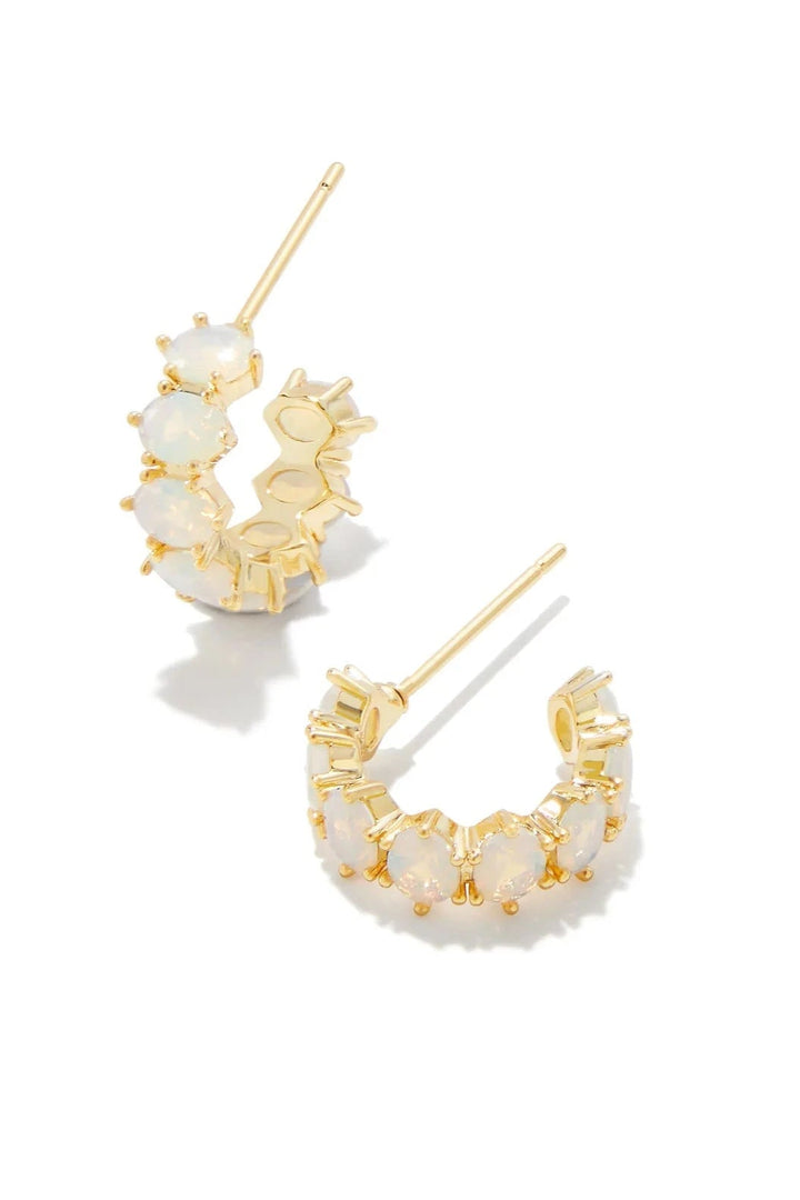 Kendra Scott Cailin Crystal Huggie Earrings