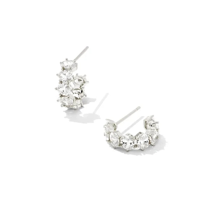 Kendra Scott Cailin Crystal Huggie Earrings