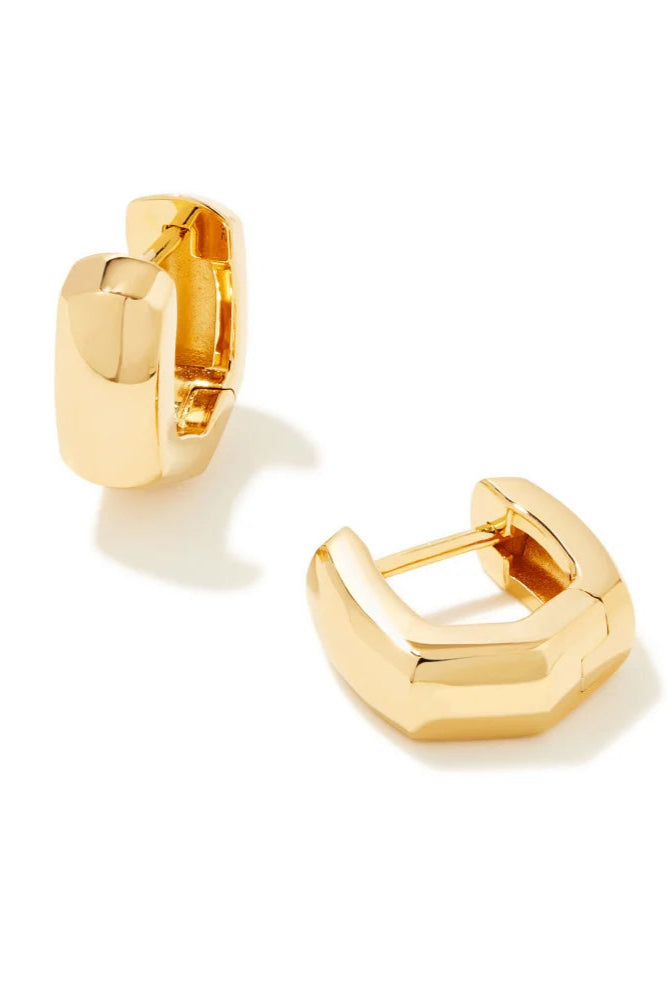 Kendra Scott Davie Wide Huggie Earrings