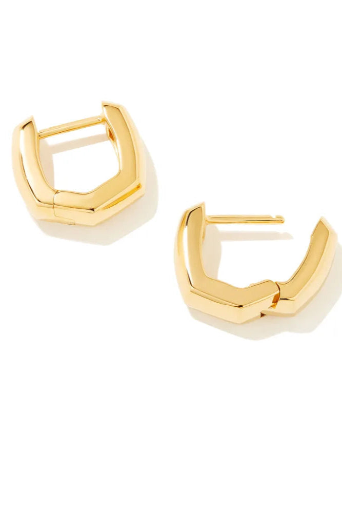 Kendra Scott Davie Wide Huggie Earrings