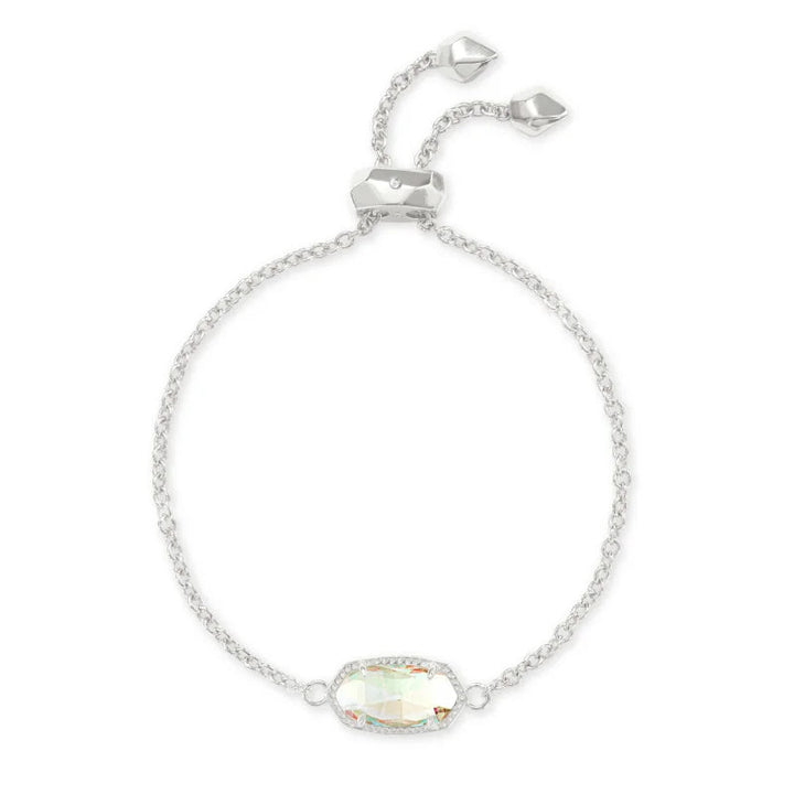 Kendra Scott Elaina Bracelet - Rhodium Dichroic Glass