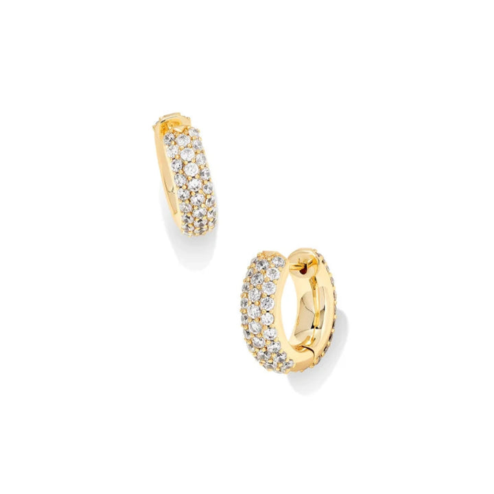 Kendra Scott Mikki Pave Huggie Earrings